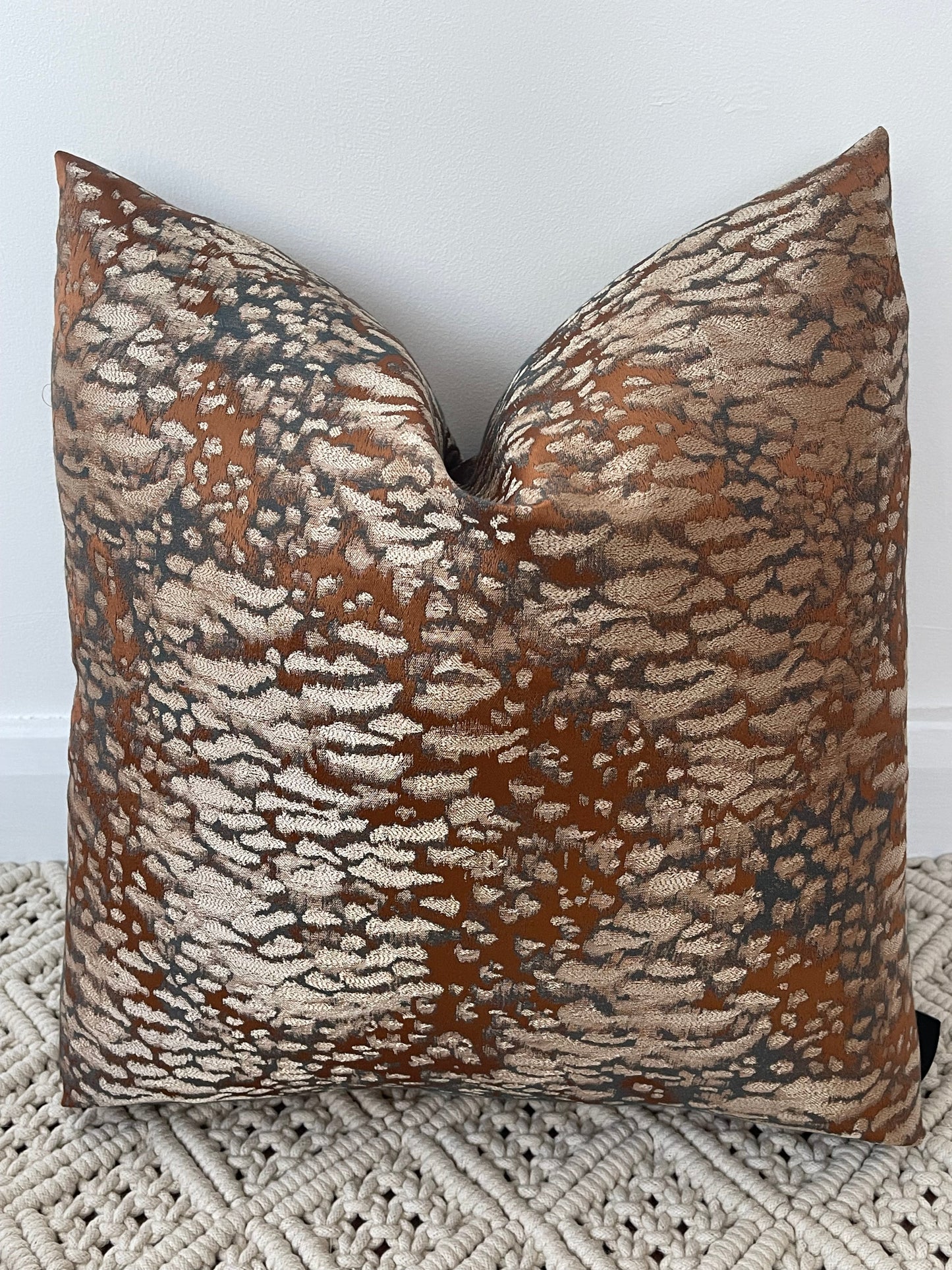 The Couture Cushion - The Bronze Leopard - Style No. 191