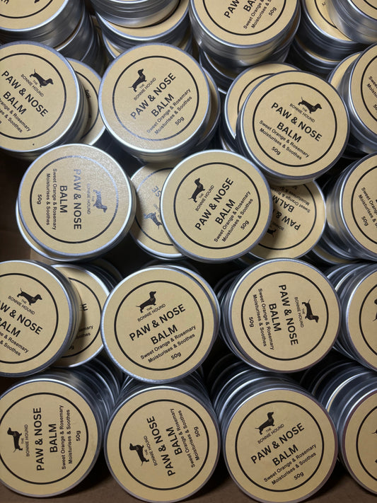 Handmade Paw, Nose and Skin Balm - Sweet Orange & Rosemary - 50g