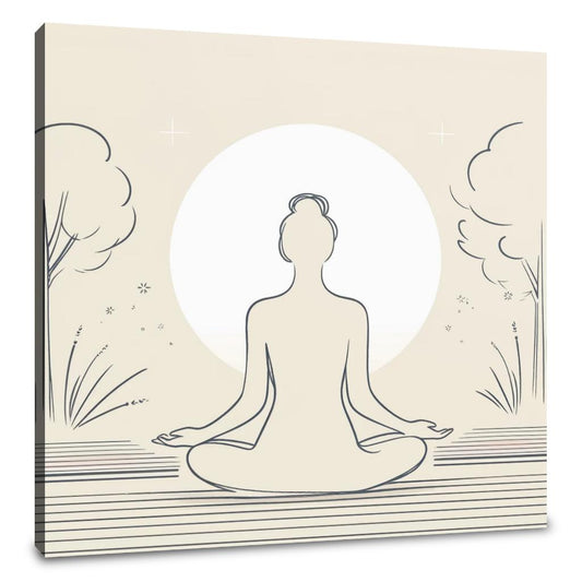 Serene Meditation Canvas