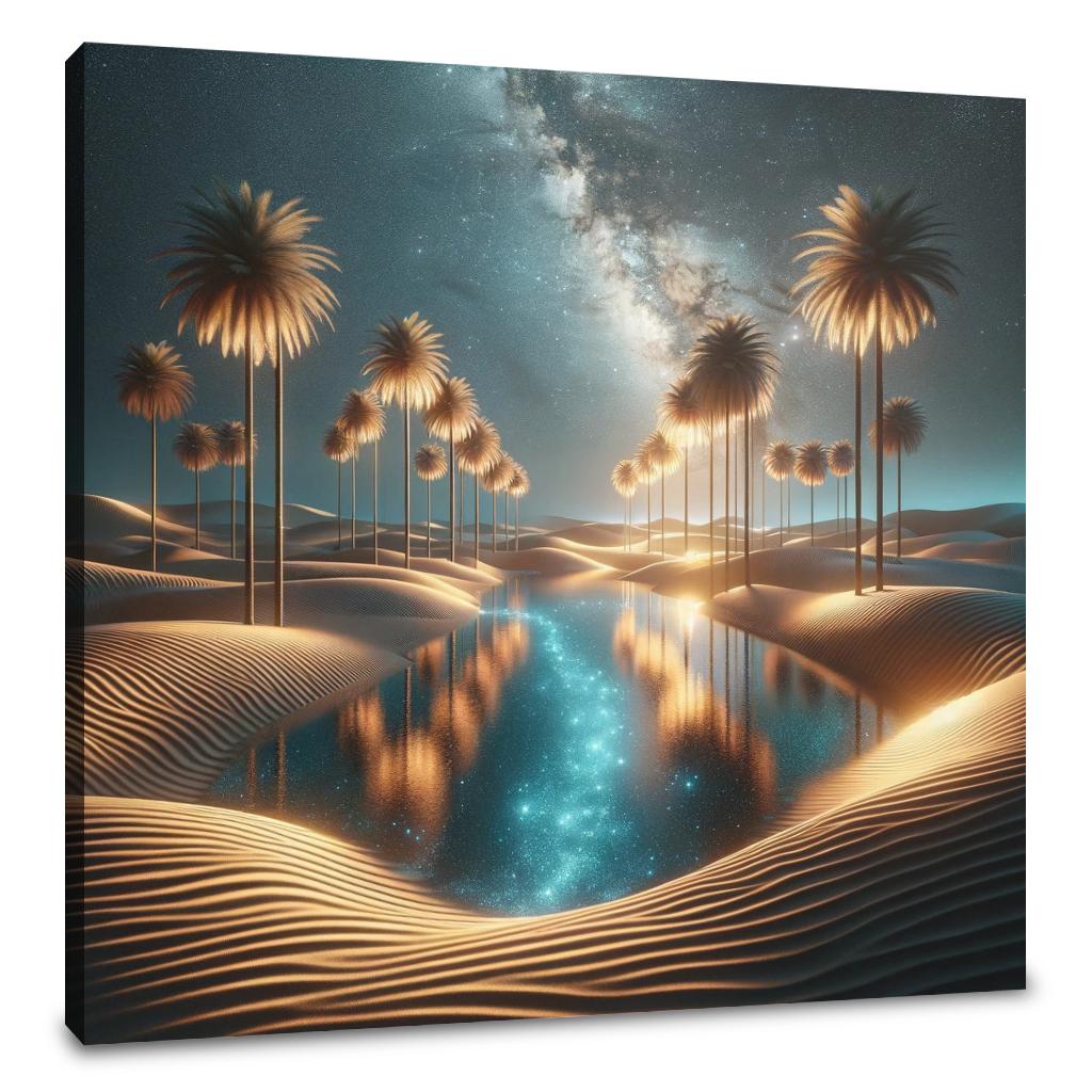 Starlight Oasis Canvas