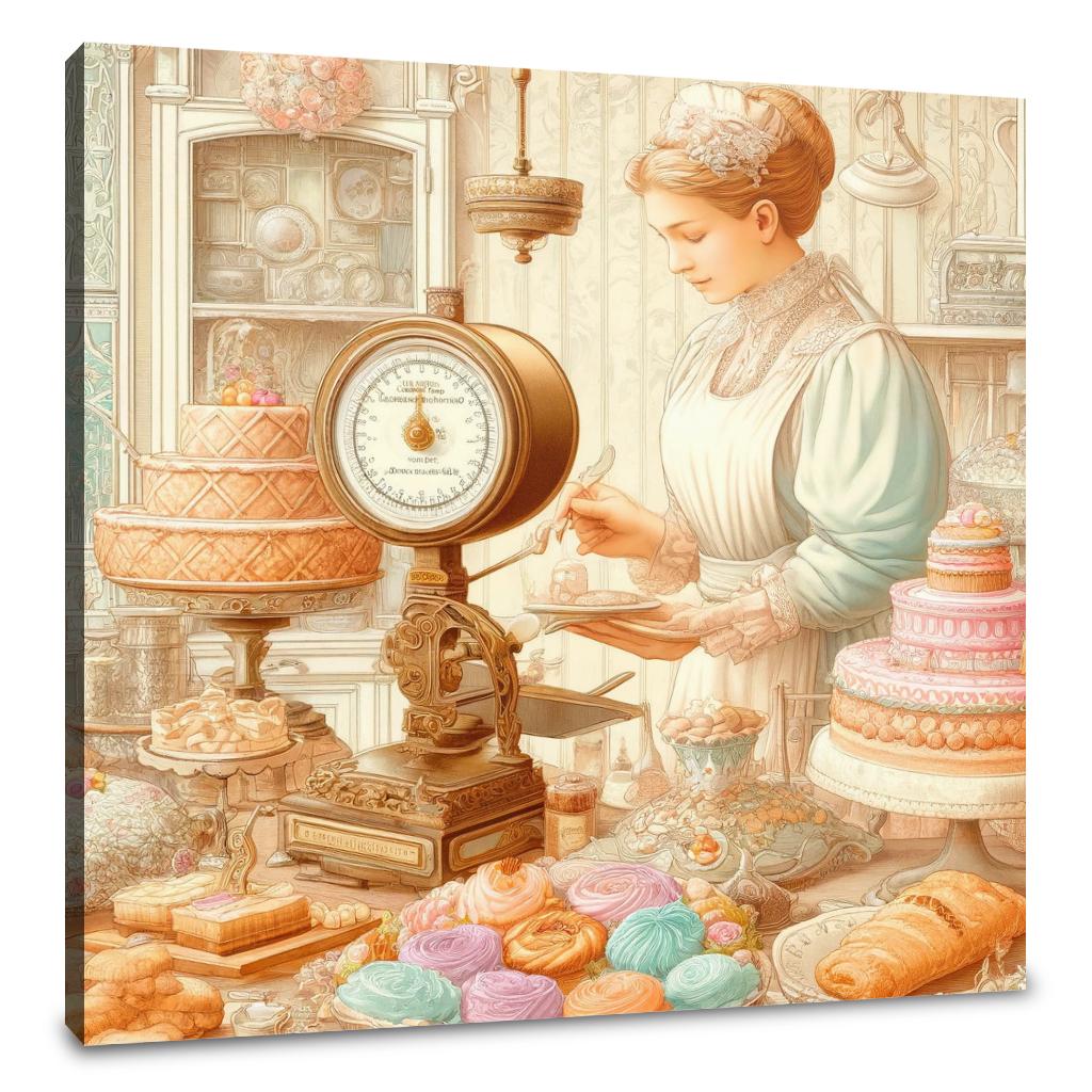 Pastel Patissier Canvas