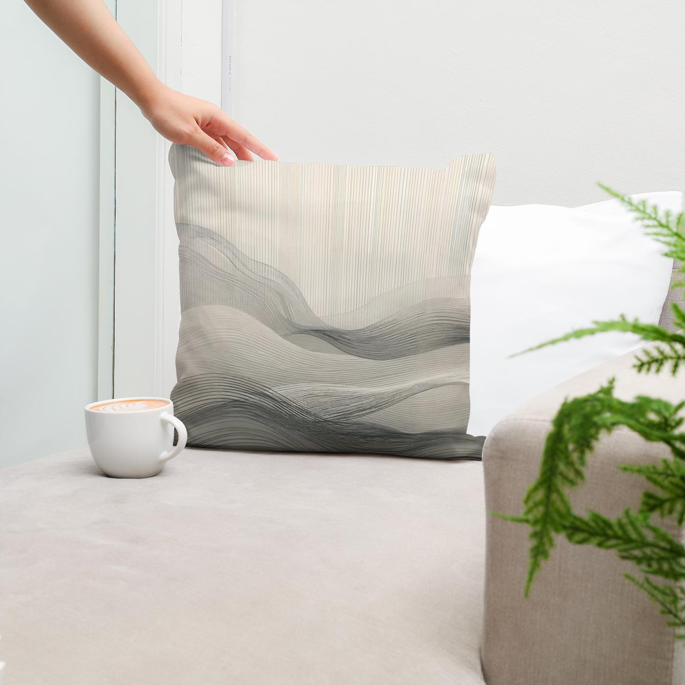 Minimalist Echoes Cotton Cushion