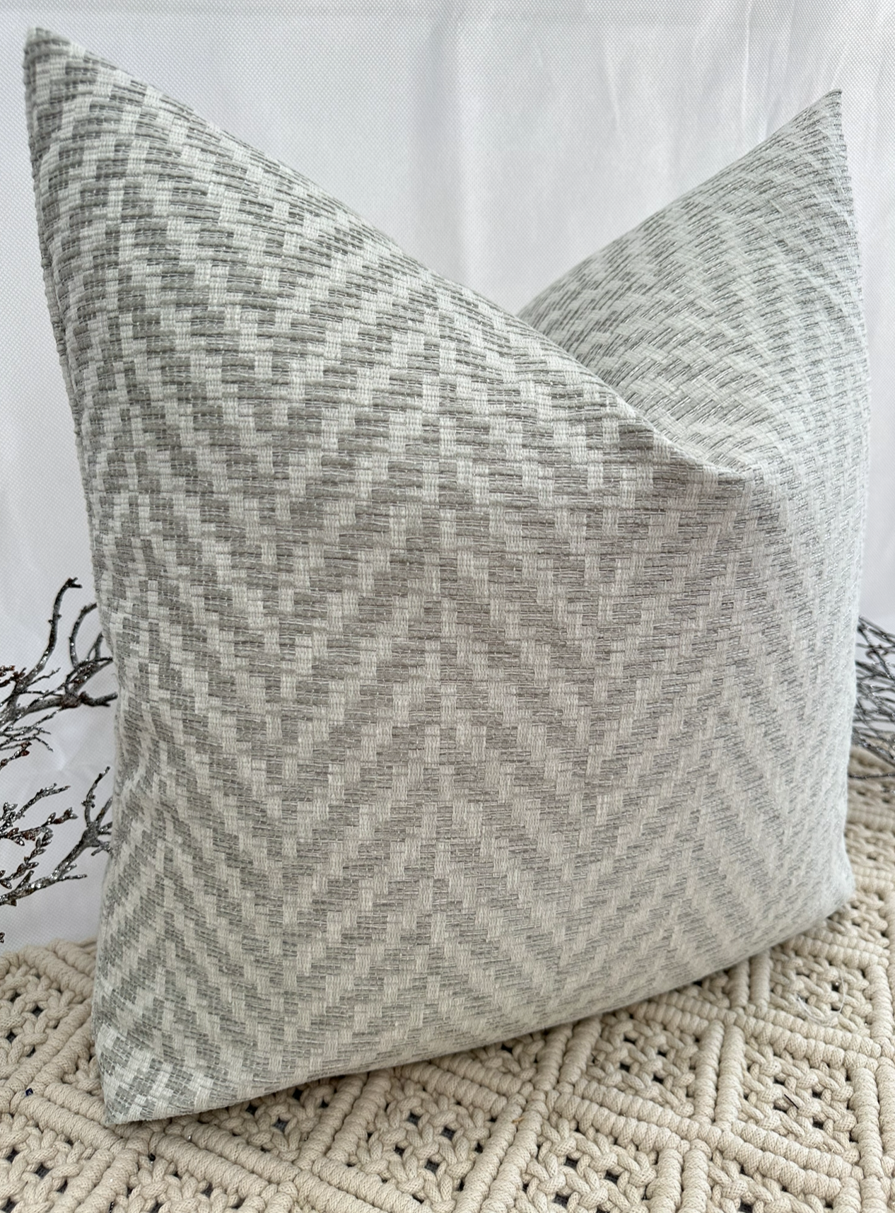 The Couture Cushion - The Grey Michi - Style No. 95