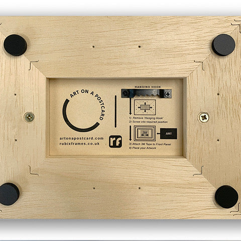 Handmade Obeche Wood Tray Frame (A6)