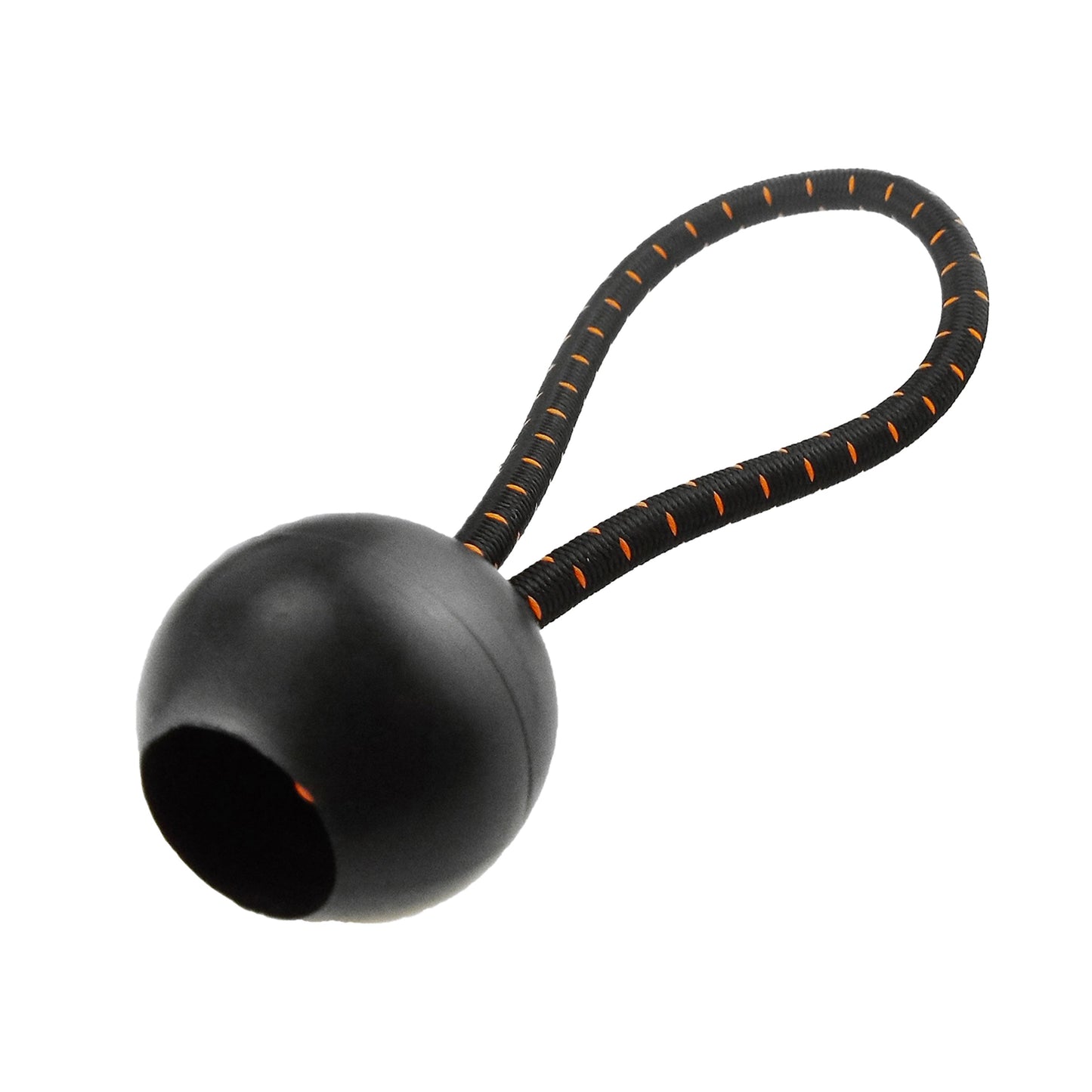 Grey L-Grade Tarpaulin with 10 x 6" Bungee Balls (Black)