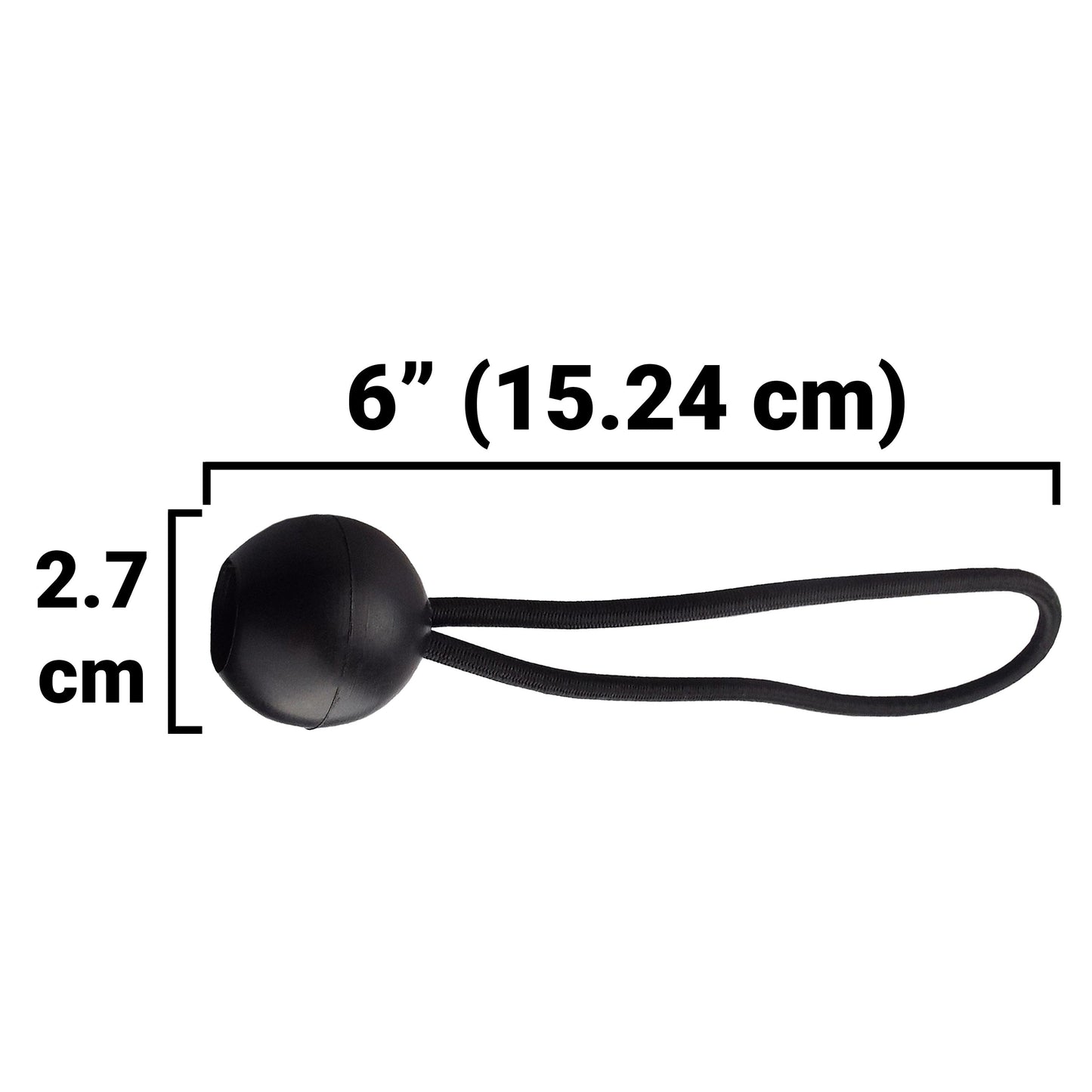 White M-Grade Tarpaulin with 10 x 6" Bungee Balls (Black) and 10 x Screw Type Tarp Clips