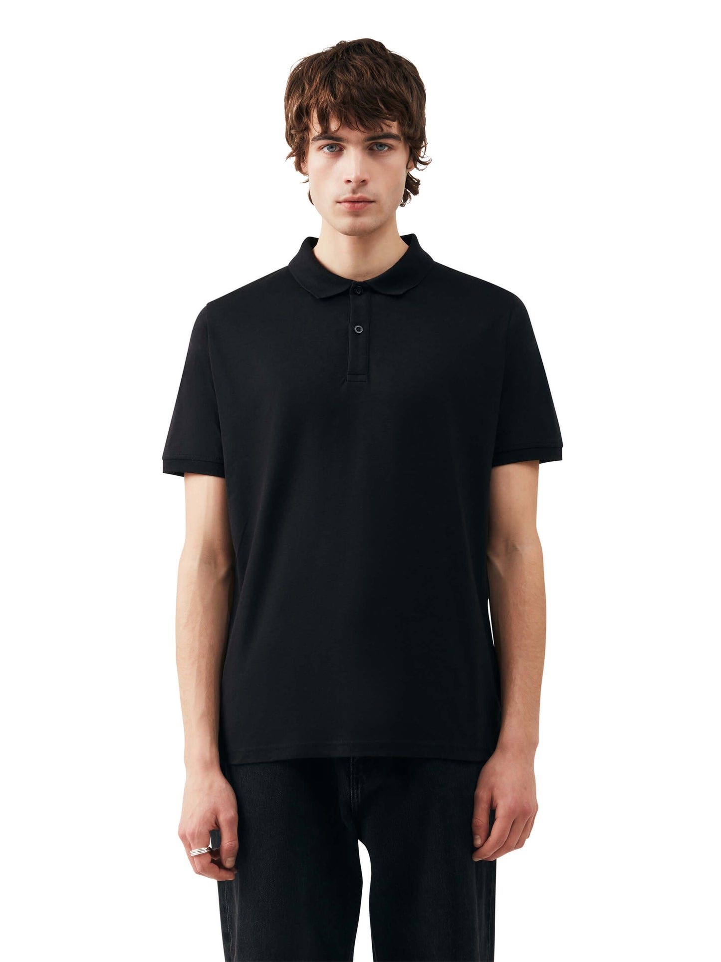 Bamboo Jersey Polo Shirt: Mens