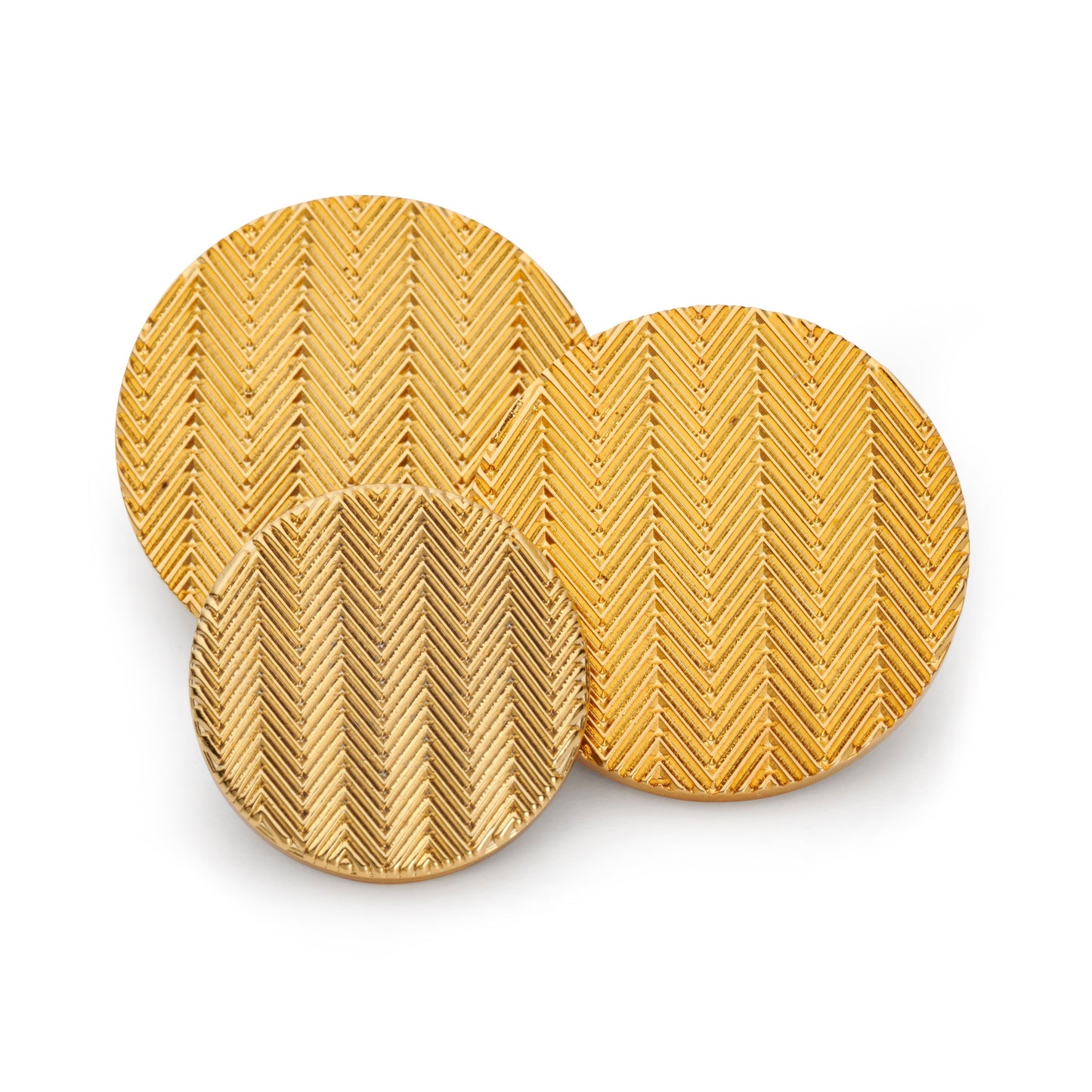 Herringbone Blazer Button