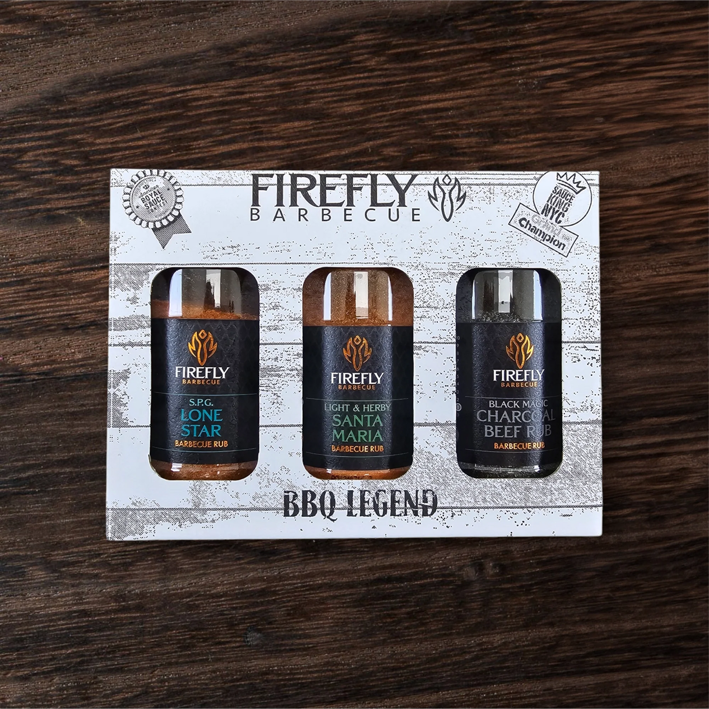 BBQ Legend - 3 Beefy BBQ Rubs Gift Box