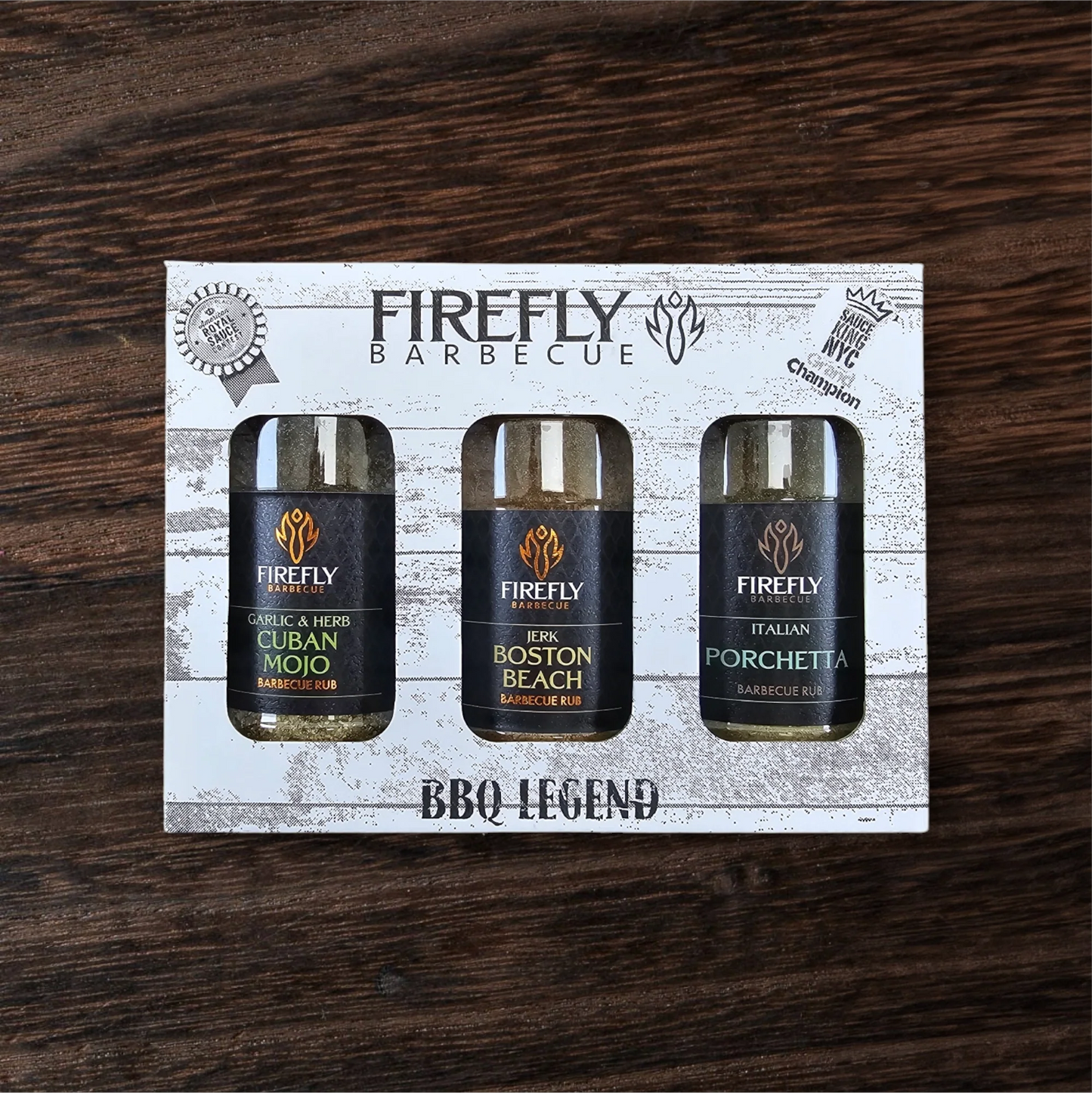 BBQ Legend  - 3 Herby BBQ Rubs Gift Pack