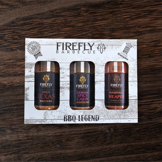 BBQ Legend - 3 Spicy BBQ Rubs Gift Pack