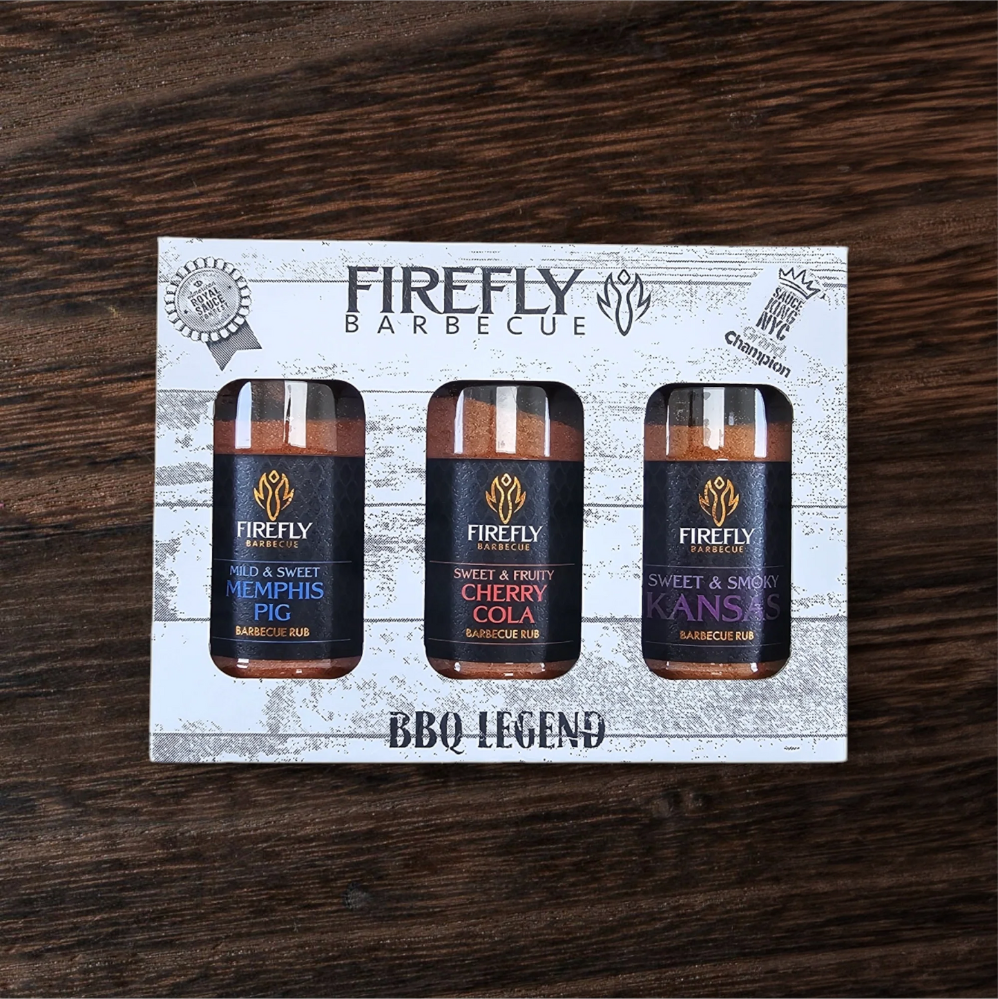 BBQ Legend - 3 Sweet BBQ Rubs Gift Pack