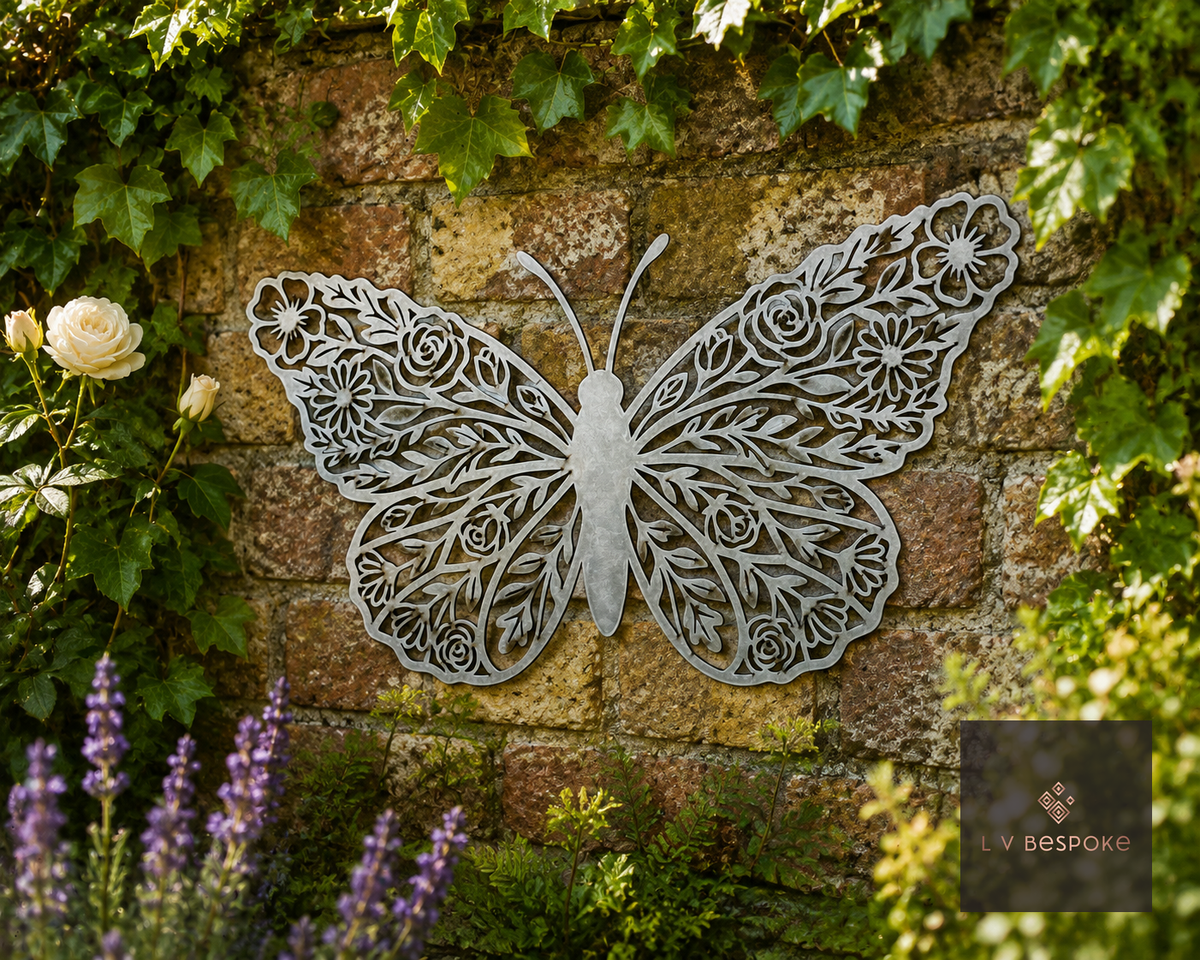 Butterfly and Bee Garden Wall Art