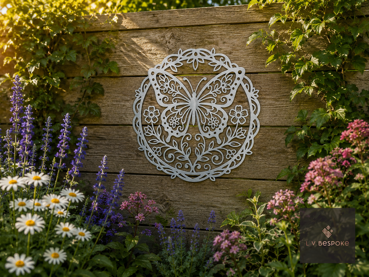 Butterfly and Bee Garden Wall Art