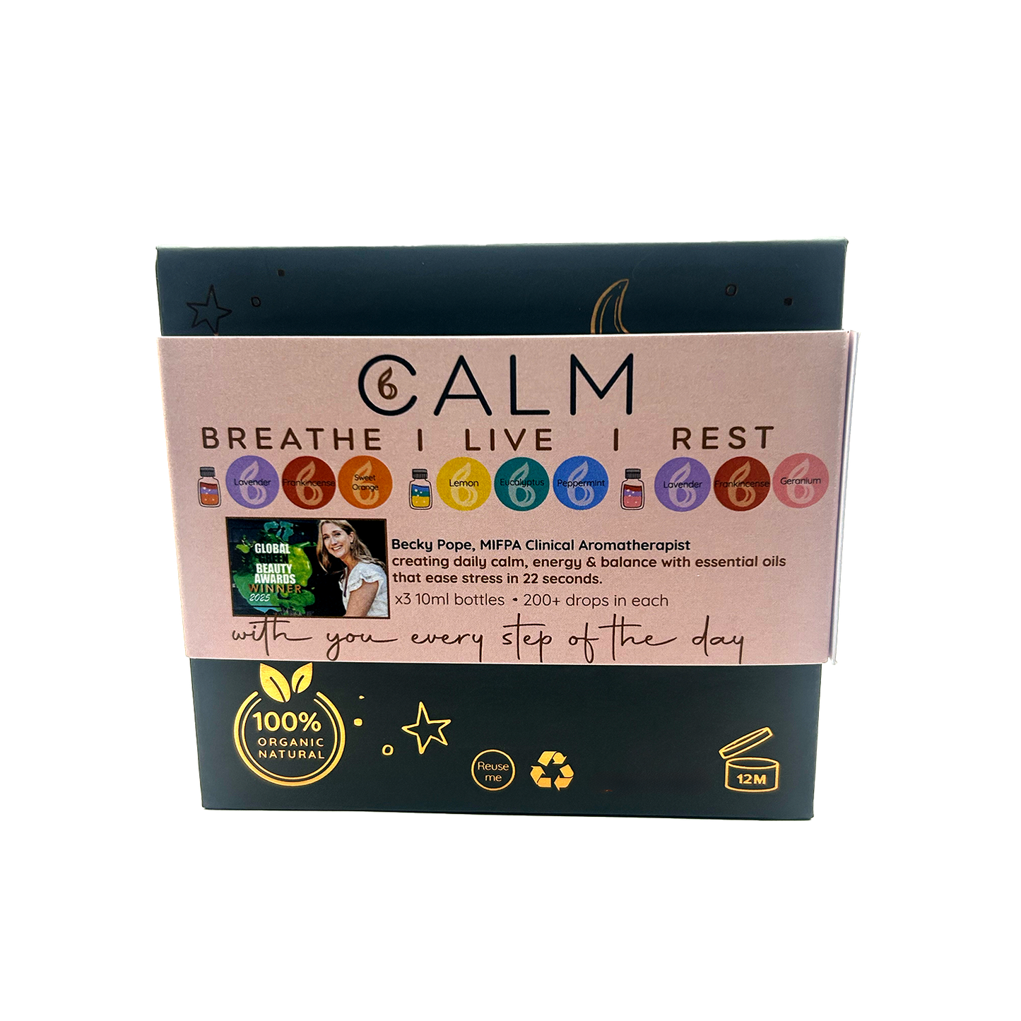 Aroma Diffuser with Blended Oil Steps