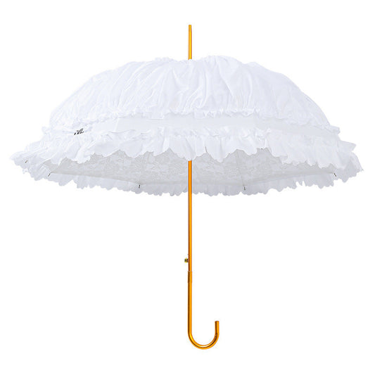 Boutique Francesca Collection Frilled with Lace White