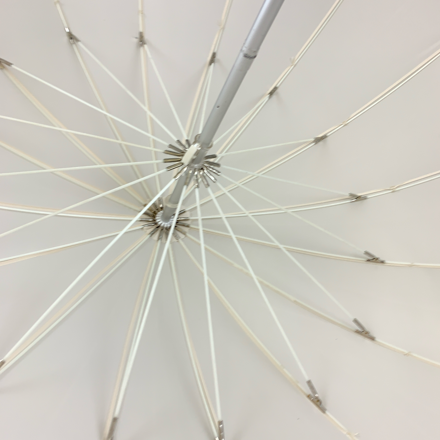 Boutique Heart Umbrella White