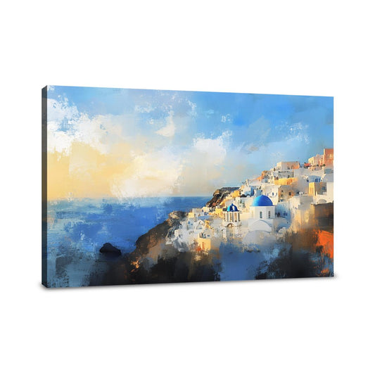 Oia Sunrise Canvas