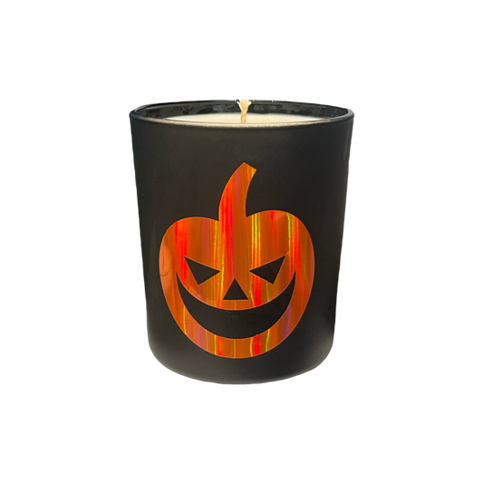 Soy Wax Scented Candle - Halloween - black