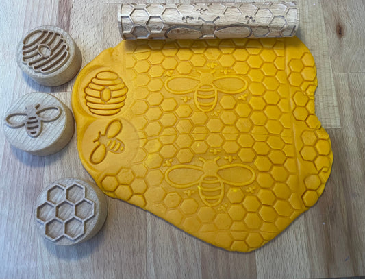 Beehive & Queen Bee Rolling Pin