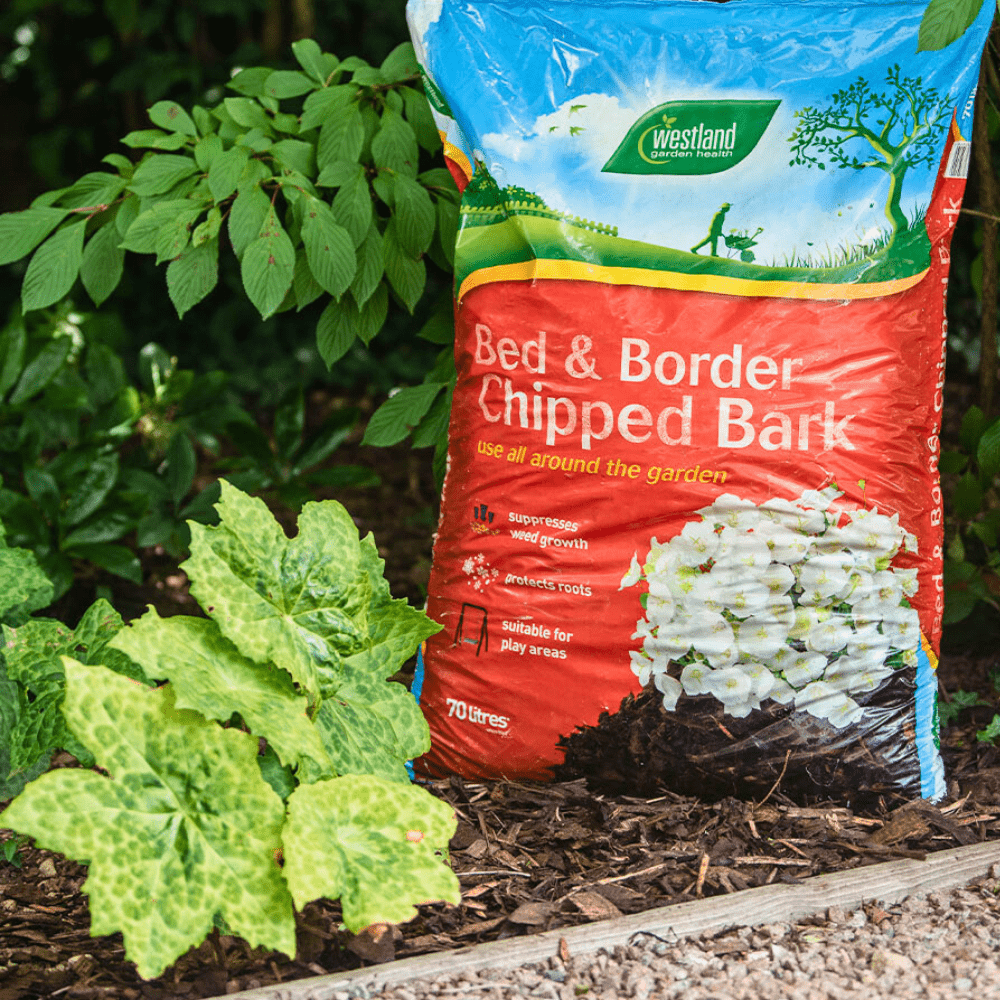 Bed & Border Chipped Bark 70ltr Handy Bags Bulk Buy