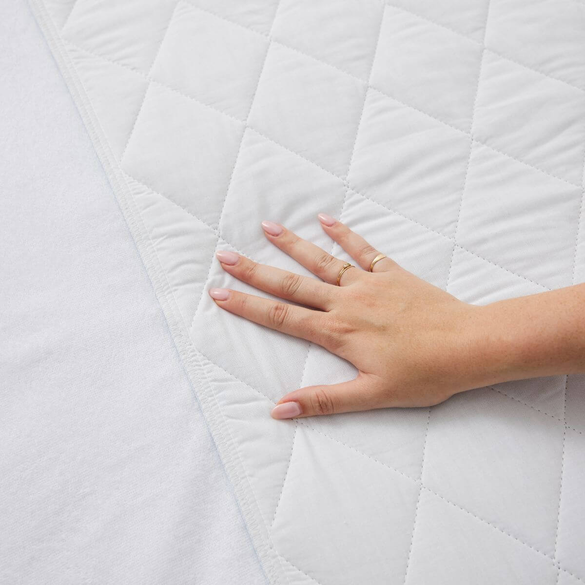 Invizi Waterproof Absorbent Bed Protector with Tucks - Twin-Pack