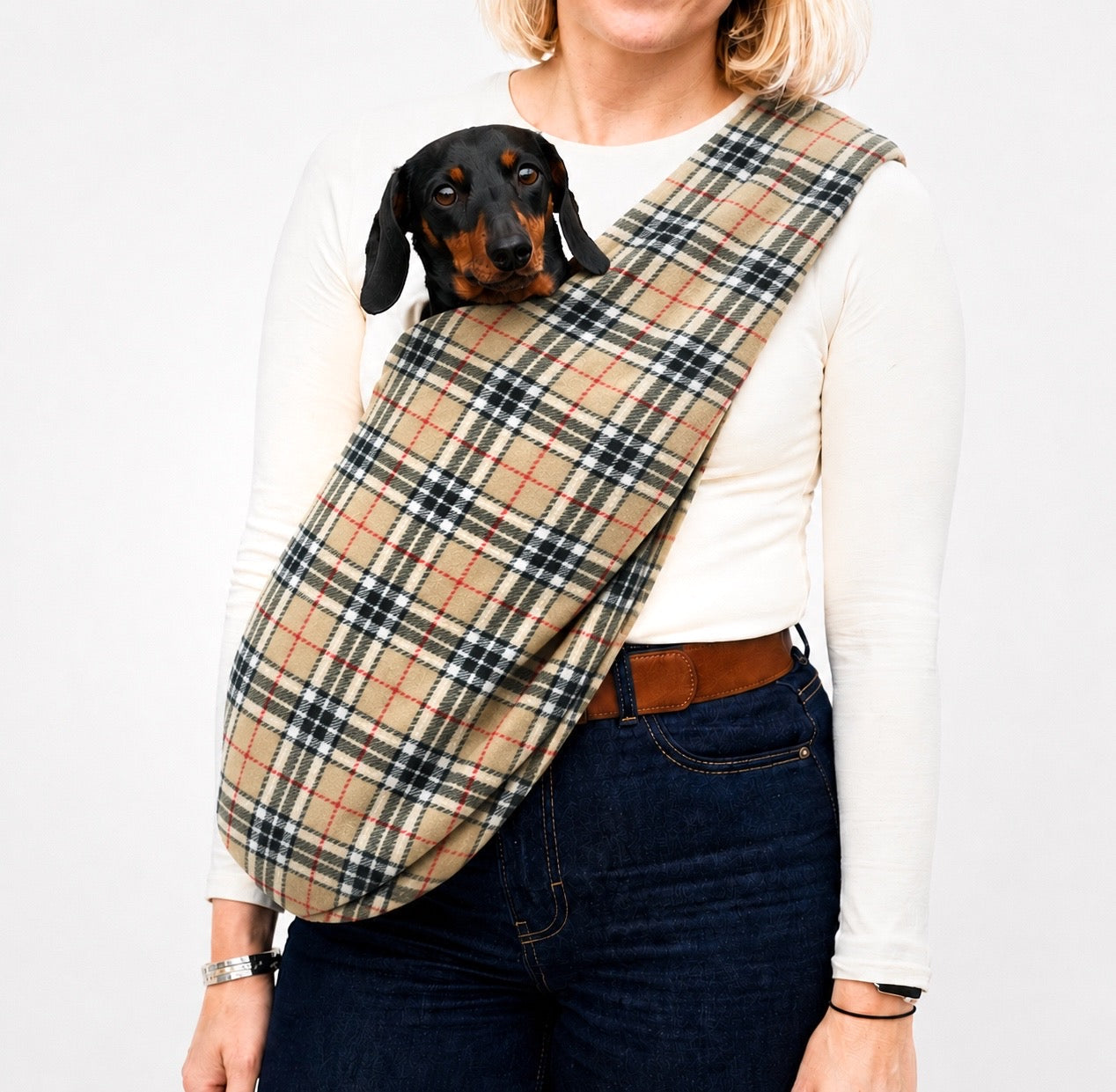 Standard Size Fleece Dog Sling Carriers - Ready to Ship