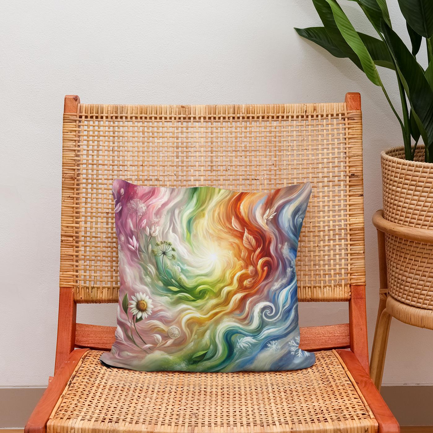 Eternal Seasons Cotton Cushion