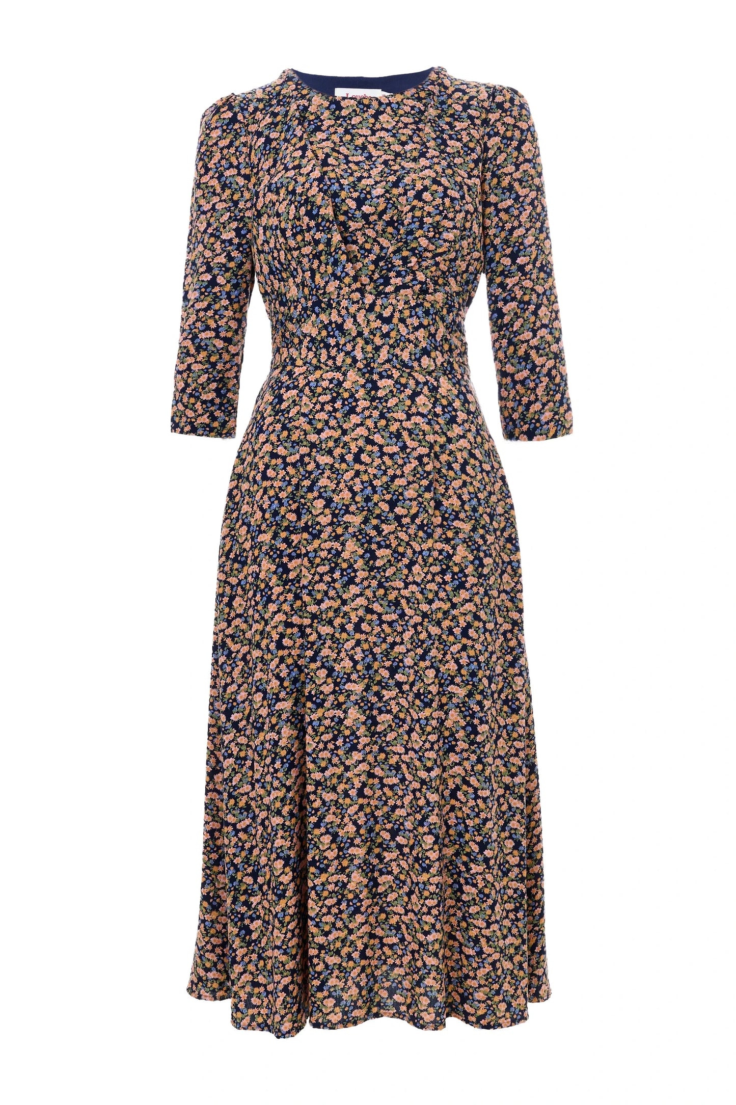 Birte Spring Ditsy Print Midi Dress