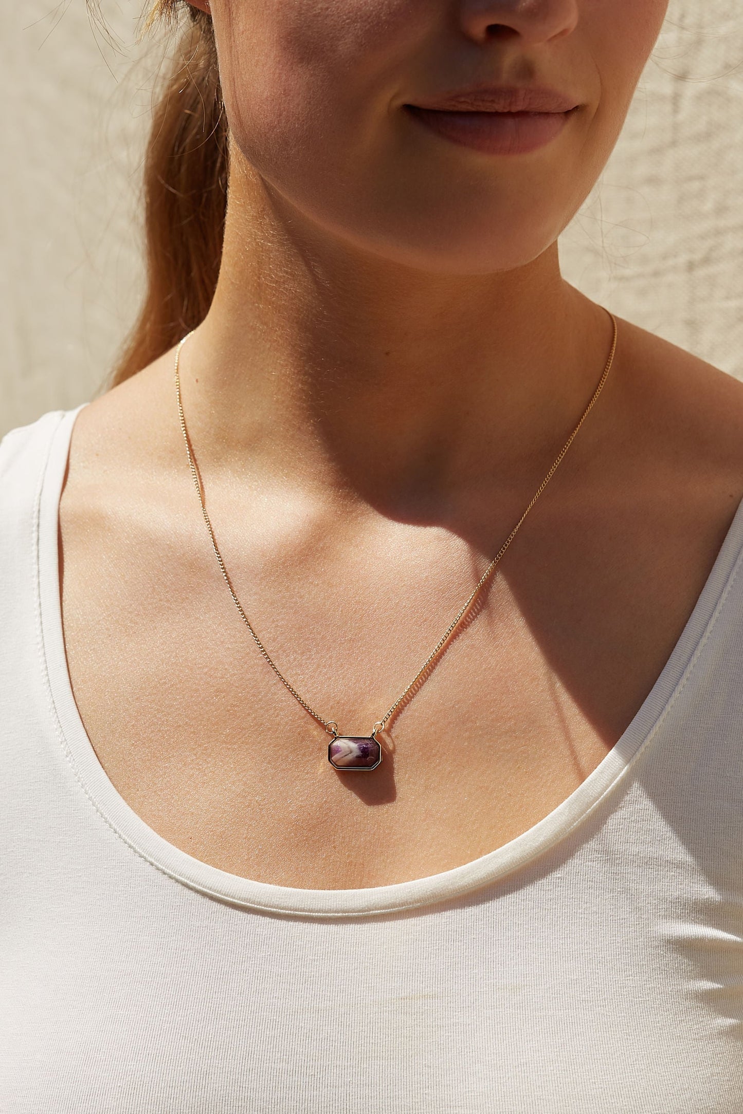 Louche Bisbee Quartz Gemstone Necklace