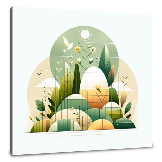 Easter Minimalist Harmony Canvas
