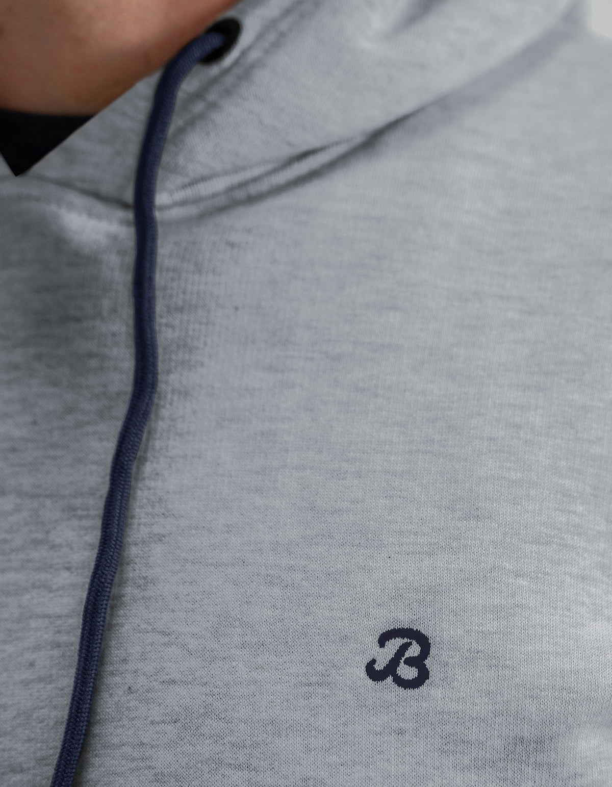 Heather Grey Pullover Fleece Hoodie