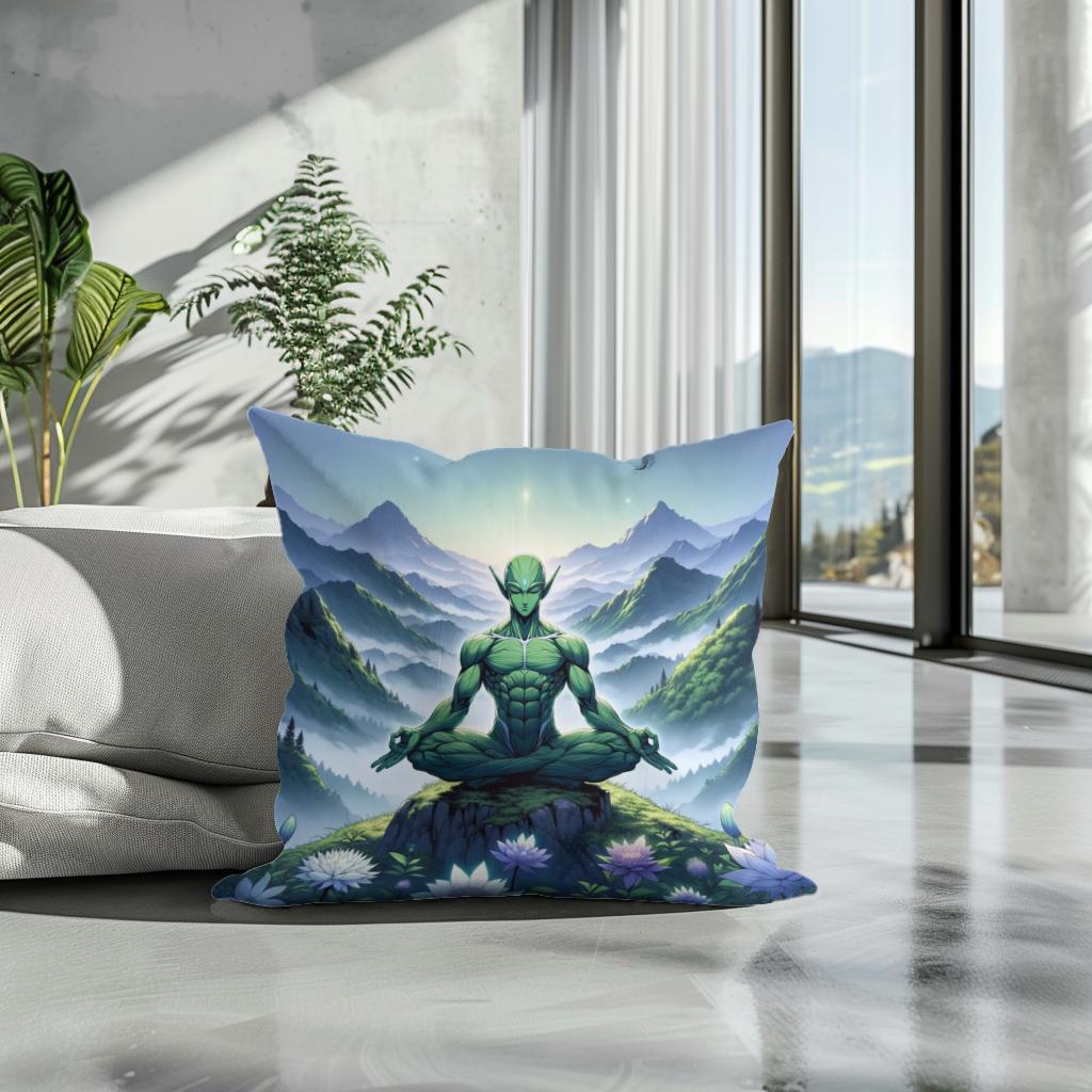 Mystic Peak Cotton Cushion