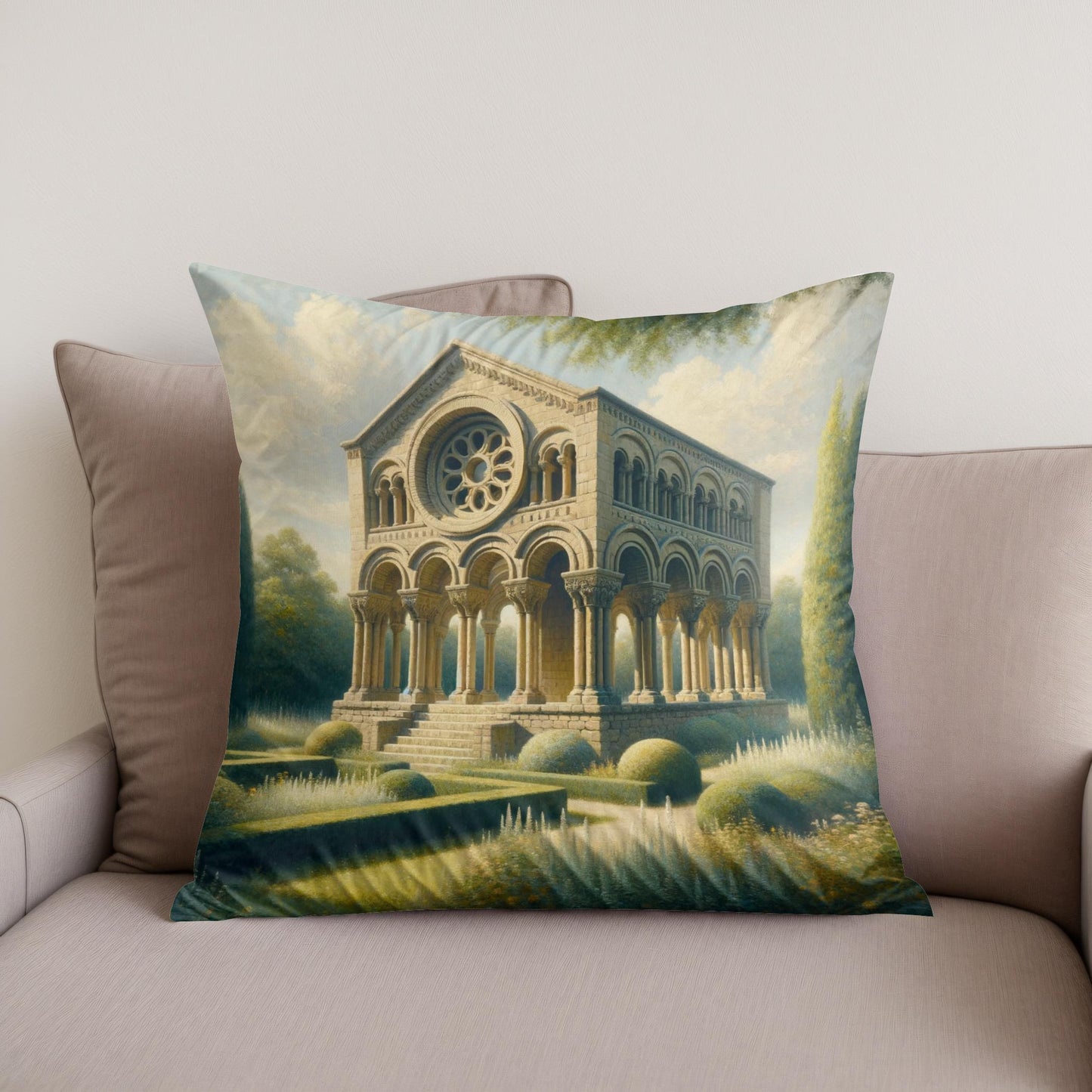 Romanesque Reverie Cotton Cushion