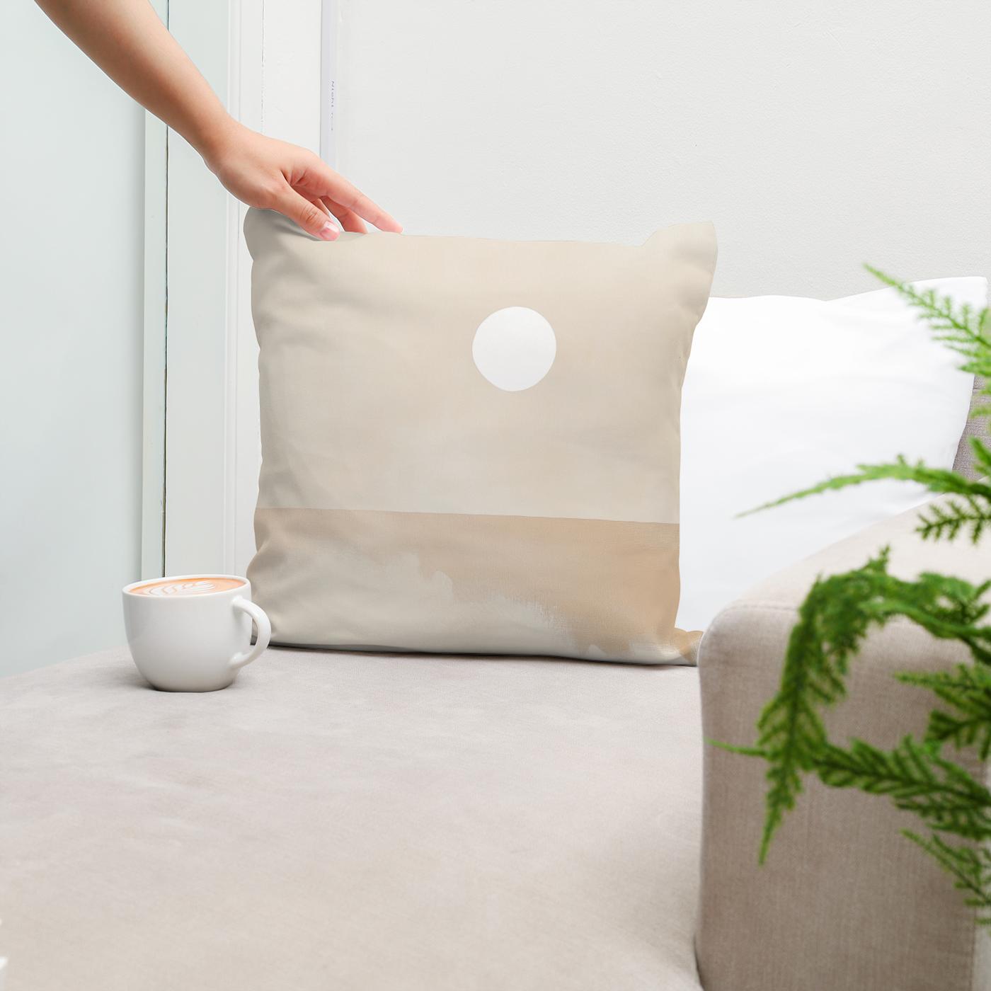 Minimalist Elegance Cotton Cushion