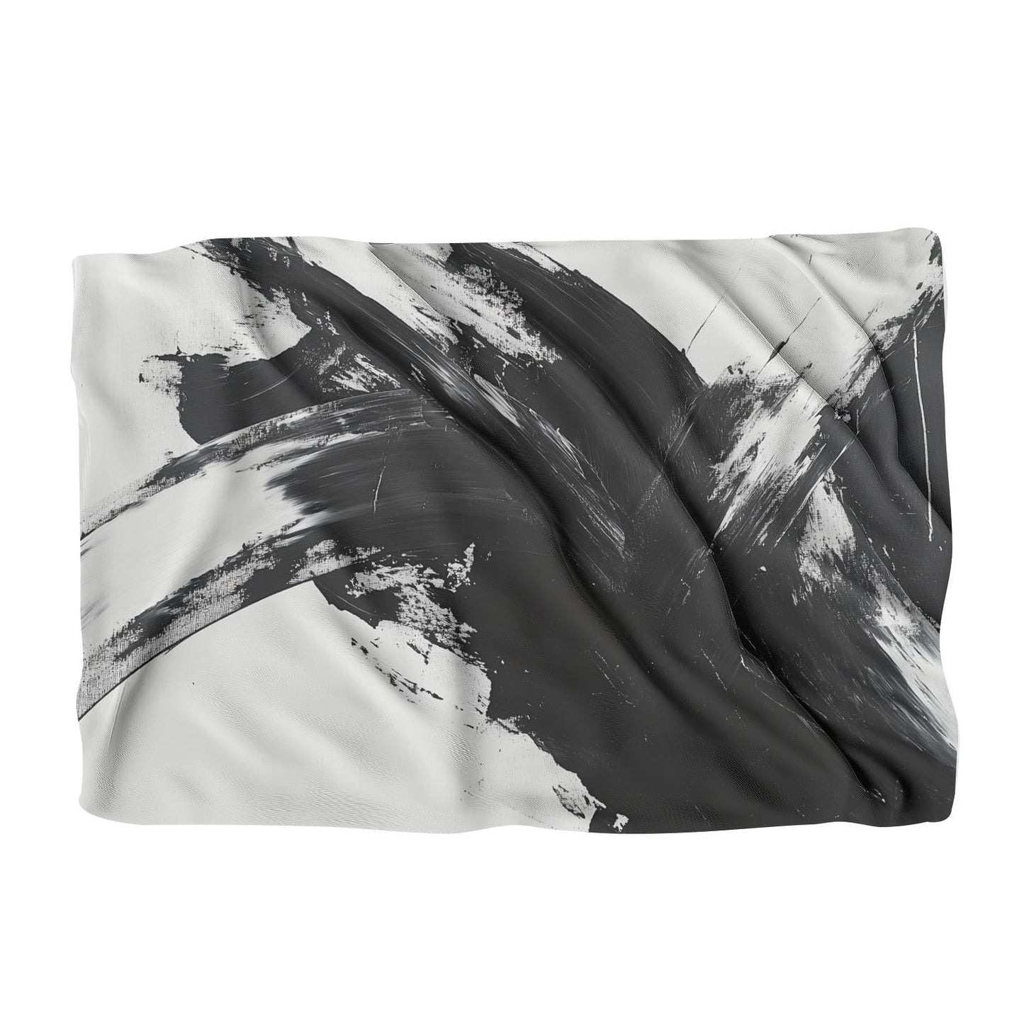 Monochrome Whirlwind Blanket