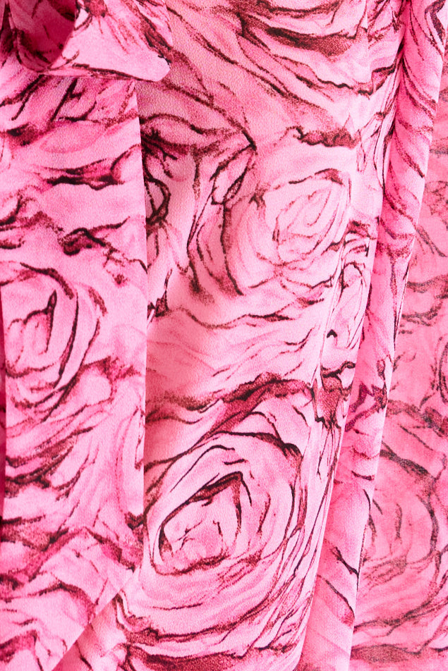 Agatha Rosechild Full Circle Midi Skirt – Pink