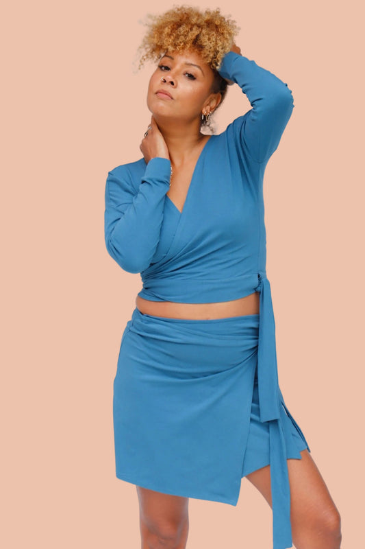 BORAGO Wrap Top