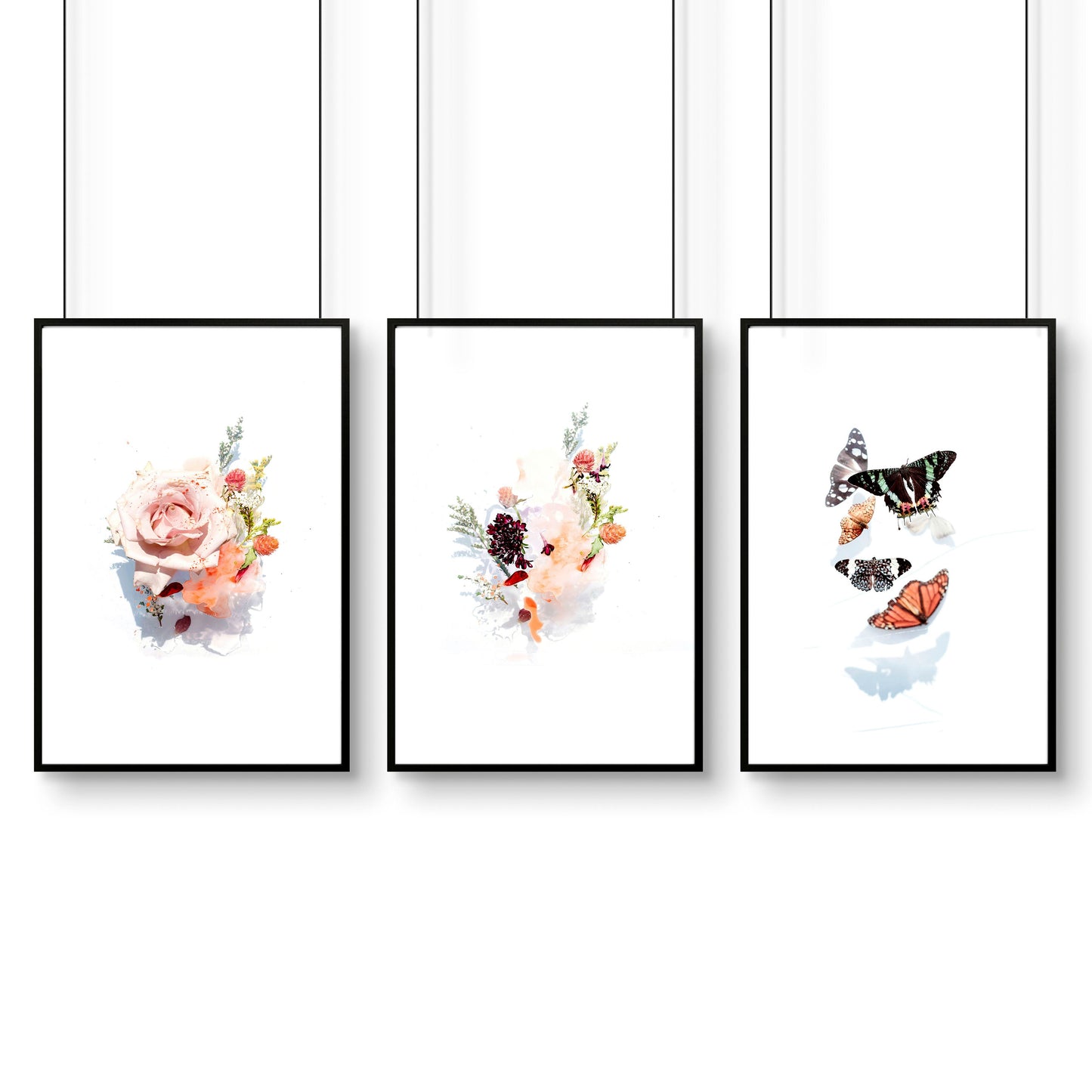 Art for the bedroom | set of 3 wall prints