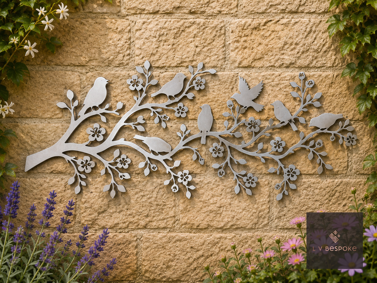 Bird and Owl Garden Wall Art