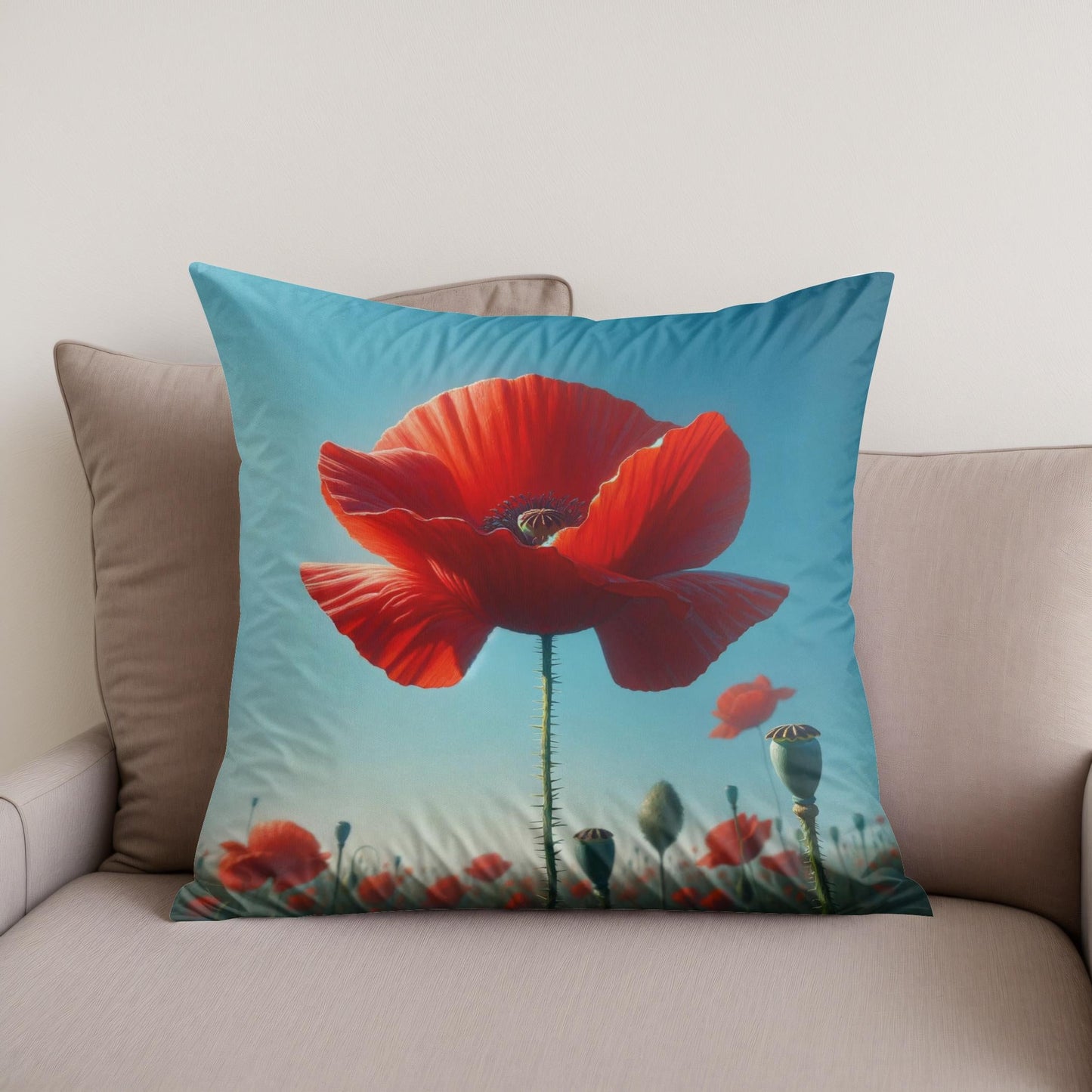 Elegance in Bloom Cotton Cushion