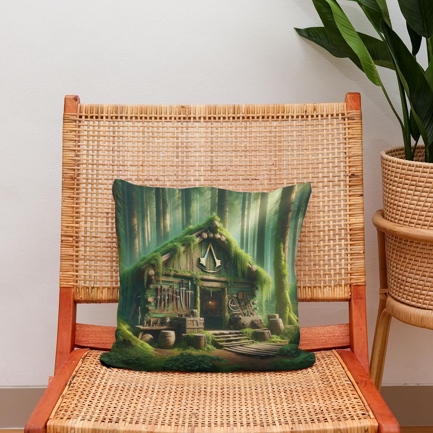 Forest Assassin Cotton Cushion