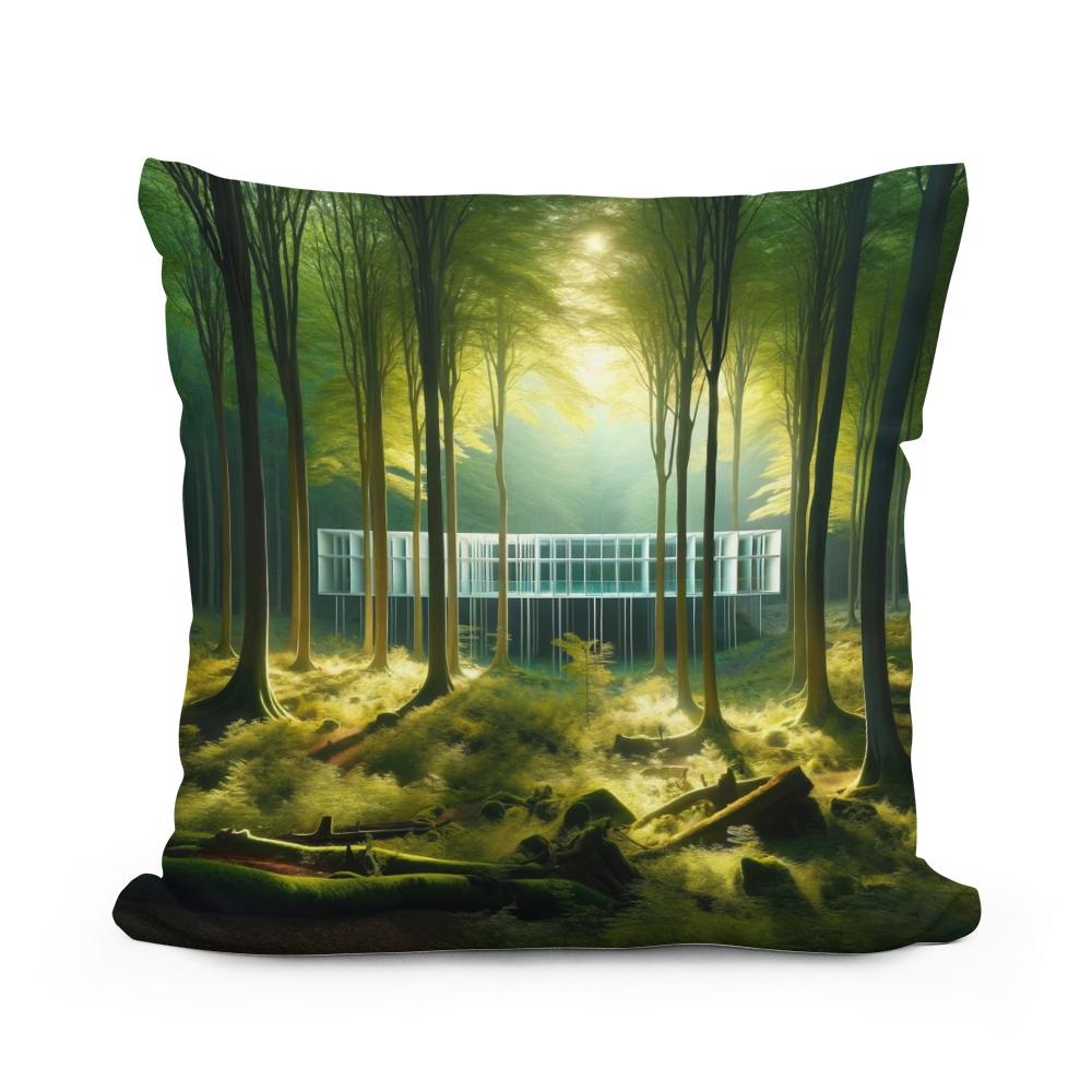 Nature's Modern Ballet Cotton Cushion