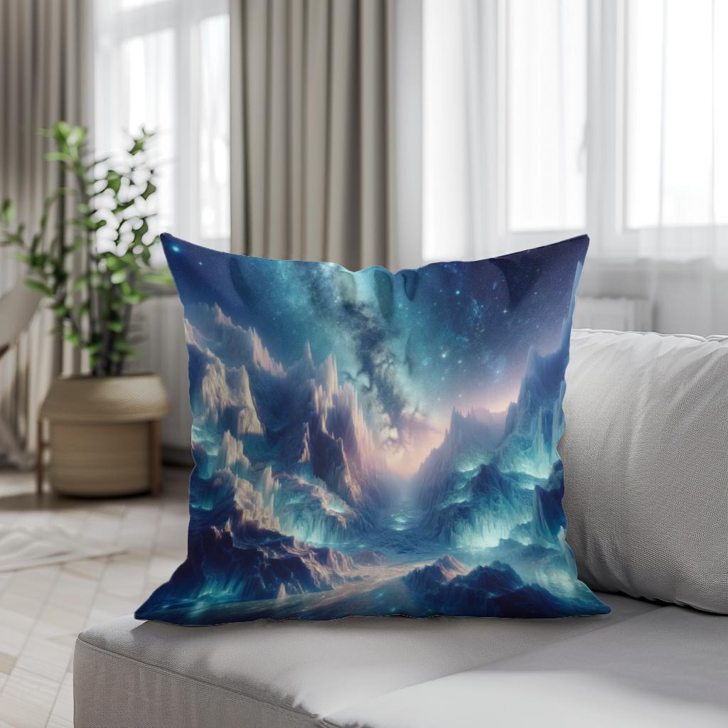 Starry Glacier Cotton Cushion