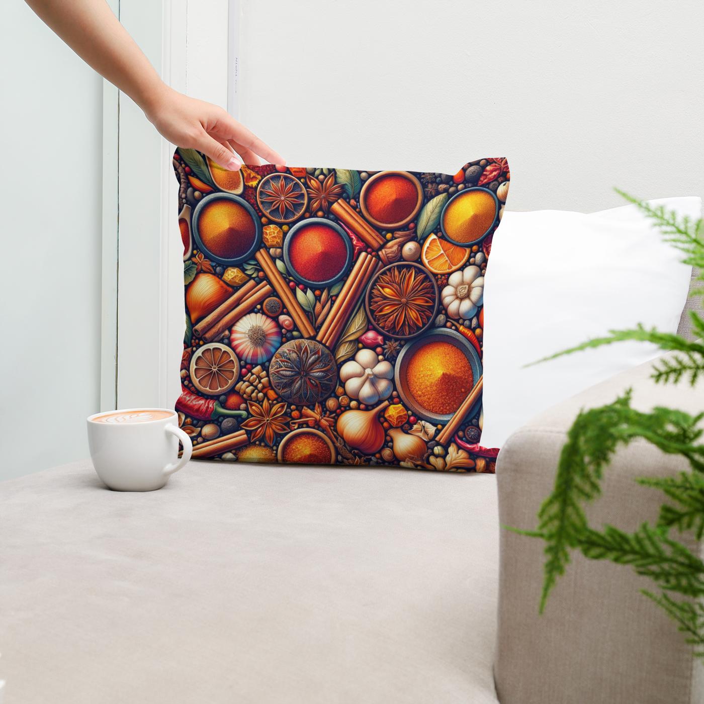 Spice Spectrum Cotton Cushion