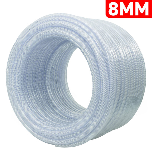 Clear Braided PVC Pipe 8mm*1.6mm
