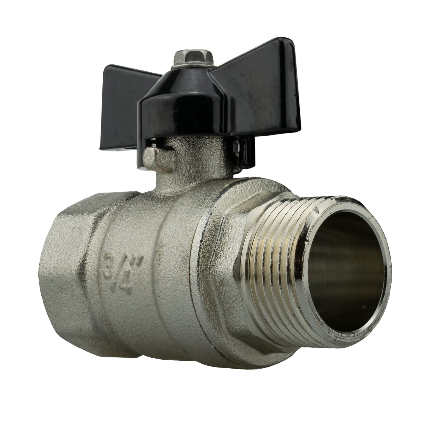 Wall Flange Kit 32mm MDPE + Bib Valve + Click Lock Male WL