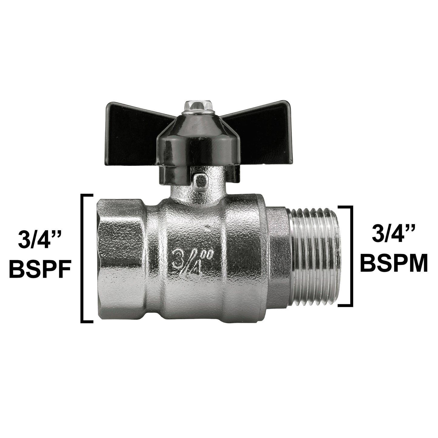 Wall Flange Kit 32mm MDPE + Bib Valve + Geka