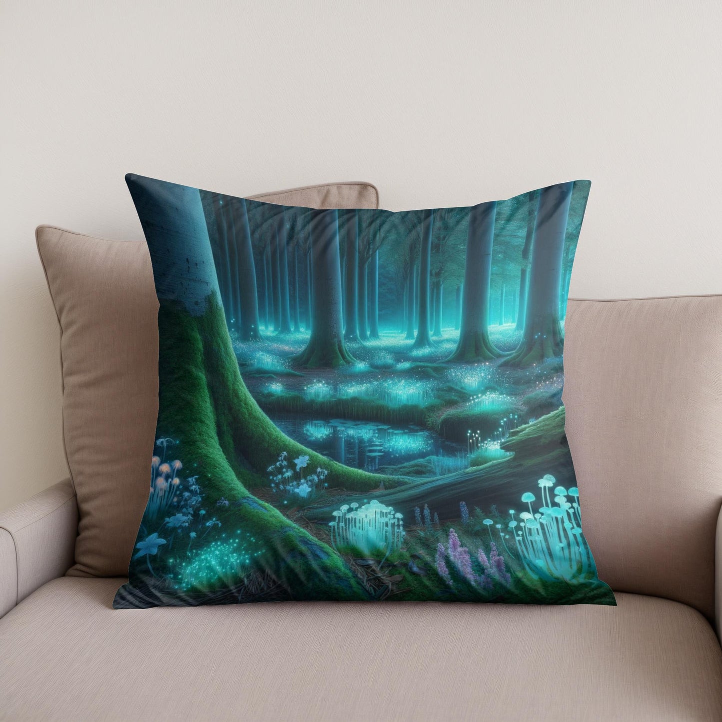 Mystic Glade Cotton Cushion