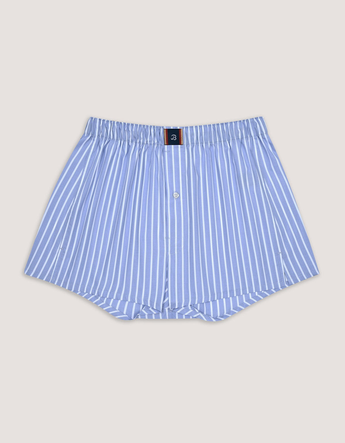 Sky Blue Striped Woven Boxer
